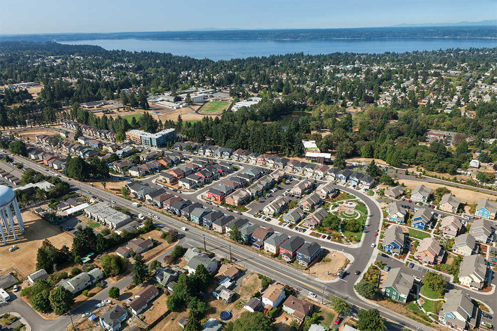 Aerial view of Seola Gardens