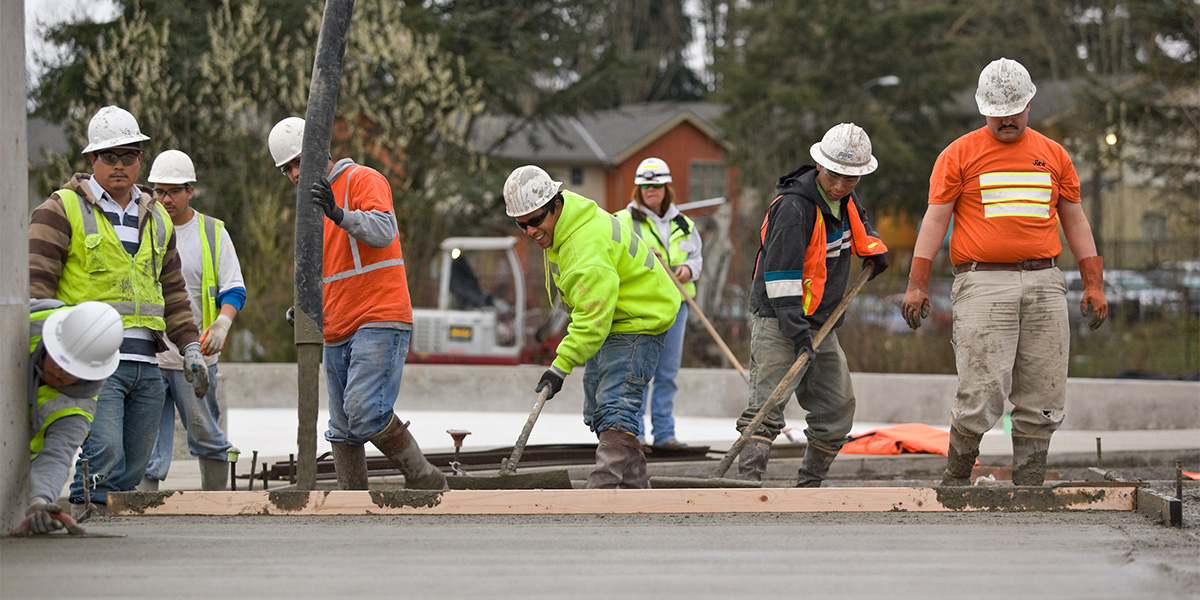 Construction at Birch Creek in Kent