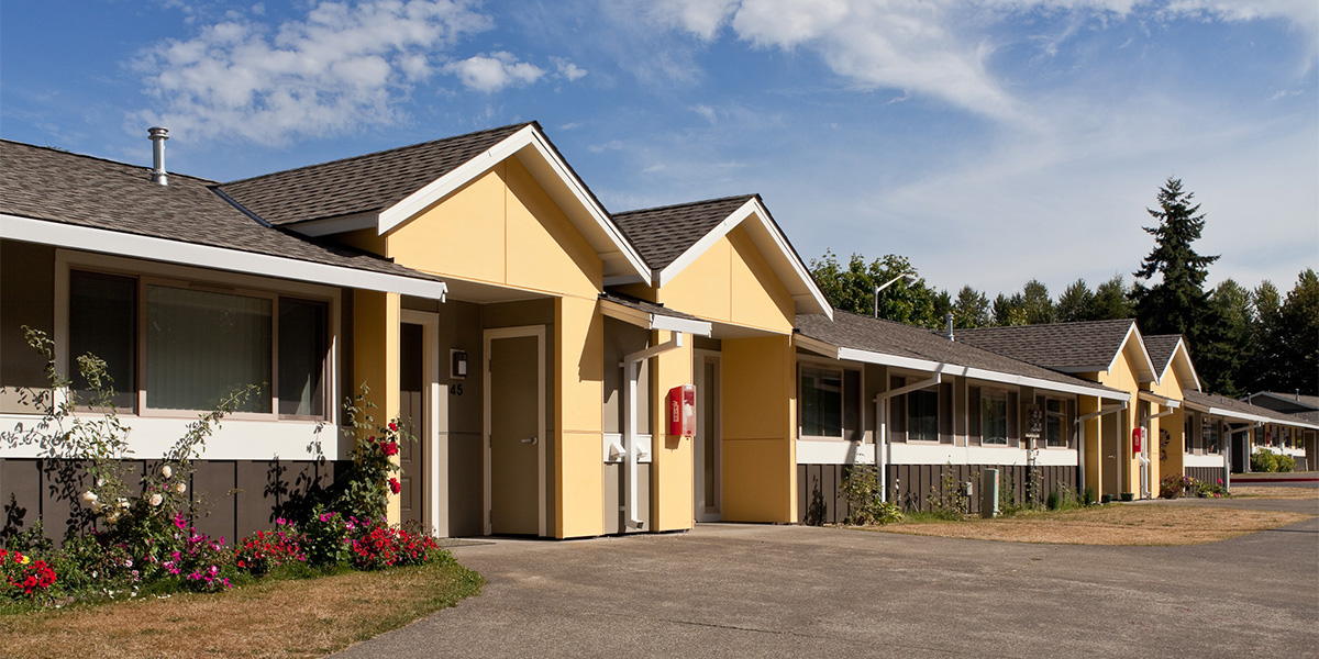 Subsidized housing apartment building